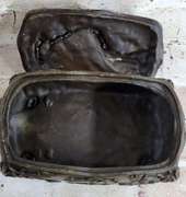 Old Filigree Jewelry Box Bronze Sculpture