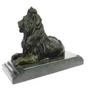 African Lion Wild Life Animal Edition Bronze Sculpture