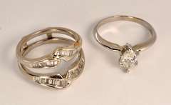 Beautiful Marquise Diamond Wedding Set