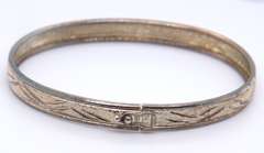 Vintage Sterling Silvr Bangle Bracelet