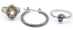 Lot of Vintage Sterling Silver Jewelry