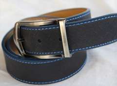 Fine Quality Reversable Leather Belt, Made In Italy