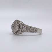 14kt White Gold & Diamond Ring