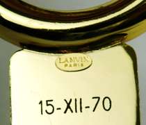 1970 Lanvin Paris Huge Cross Necklace