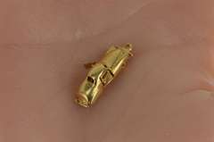 14K Yellow Gold 3D Articulated 1940's Car Opening Doors Charm/Pendant