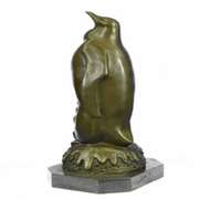 Penguin Chick Bronze Sculpture