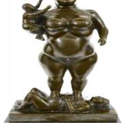 Mother Father Child Bronze Sculpture