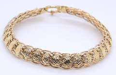 Favorite Yellow Gold Fancy Link Bracelet
