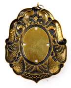 Vintage John Hendricken Celluloid Cameo Pendant