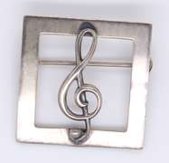 Vintage Sterling Silver Signed Brooch