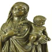 Mother Virgin Mary Bronze Statue