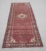 Semi Antique Persian Hosseinabad 3.9x9.7
