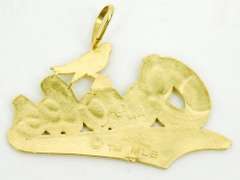 14K MLB Baltimore Orioles Ladies Pendant