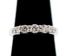 FINE QUALITY 1.45CTW CERTIFIED DIAMOND WEDDING SET