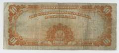 Very scarce 1907 Series Large Size $10 Gold Certificate note