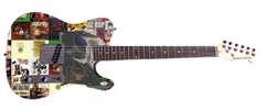 ZZ Top Billy Gibbons Autographed Signed Custom Photo Graphics Guitar ACOA