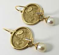 High-Fashion 18K Tagliamonte Pearl Earrings