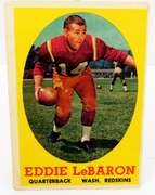 1958 Eddie LeBaron, Redskins QB Football Card