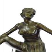 Woman Dancer Bronze Sculpture