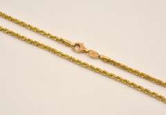 Glittering Variation of 14k Rope necklace