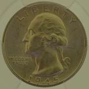 1945-S 25 Cents PCGS MS65