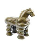 Modern Roman Horse Bronze Statue