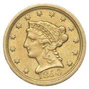 1850-D $2.50 Liberty Head Gold Quarter Eagle