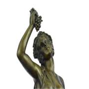 Bacchus Wine God Cellar Bronze Sculpture