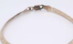 Vintage Sterling Silver Italian Herringbone Bracelet