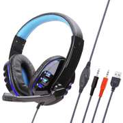 Gaming Headset USB Headphone Stereo with Mic