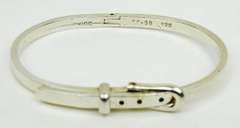 Taxco Mexico Sterling Buckle Bangle Bracelet