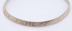 Vintage Sterling Silver Italian Herringbone Bracelet