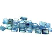 Heated only! 9.97ct greenish blue sapphire set