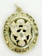 Vintage U.S. Army Sterling Pendant