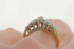 14K Yellow Gold 1.00 Ctw Diamond Graduated Classic Band Ring