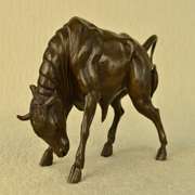 Male Bull Spanish Bronze Sculpture