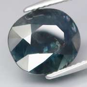 Silky! 7.43ct UNHEATED big midnight blue Sapphire