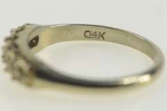 14K White Gold Vintage NOS 1950's Wedding Band Setting Ring