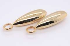 Amazing Yellow Gold Dangle Jacket for Earrings