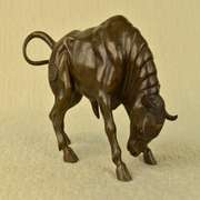 Male Bull Spanish Bronze Sculpture