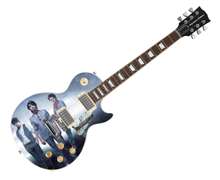 Jonas Brothers Autographed Signed Custom Photo Graphics Guitar ACOA