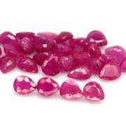 Heated only! 12.36ct violet red Ruby set