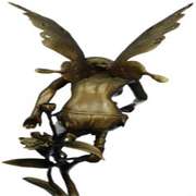 Mythical Bronze Fairy Angel Sculpture