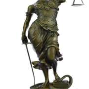 25 inches Tall Blind Justice Hot Cast Handcrafted Sculpture Figurine