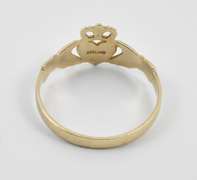 14k Irish Claddaugh Ring