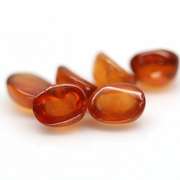 Fantastic richly colored 10.2ct Hessonite Garnet set