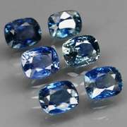 Heated only! 3.27ct deep blue sapphire set