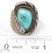 Vintage Turquoise Sterling Silver Ring