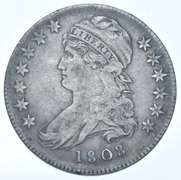 1808 Capped Bust Half Dollar