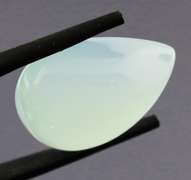 Glowing 22.77ct untreated Chalcedony cabochon